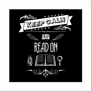 Keep Calm and Read On Vintage RC09 Posters and Art